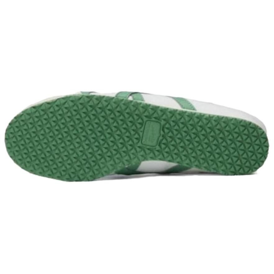 Nuevas Zapatillas Casuales de Caña Baja Antideslizantes Resistentes al Desgaste Onitsuka Tiger MEXICO 66 Unisex Blanco Verde 1183C075-103