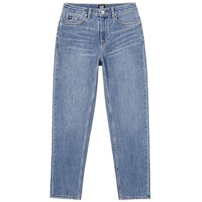411 Women's High-Waist Straight Leg Jeans