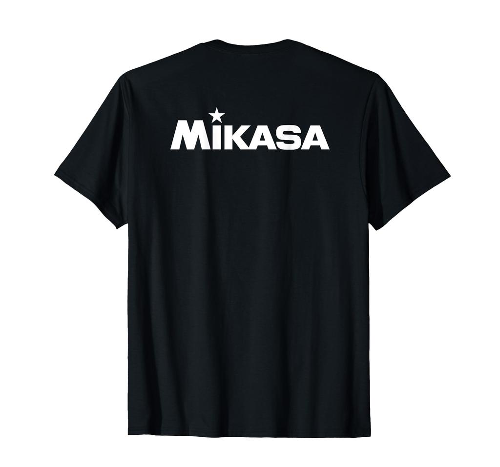 Back logo (WH) printed volleyball T-shirt