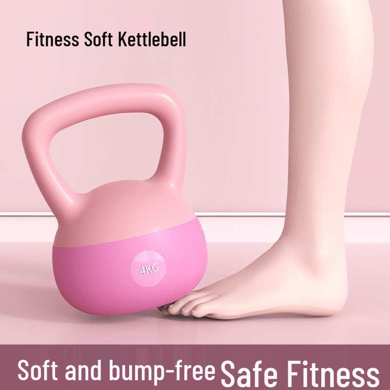 Women's & Men's Soft Kettlebell for Fitness, Squat, Glute, and Strength Training at Home