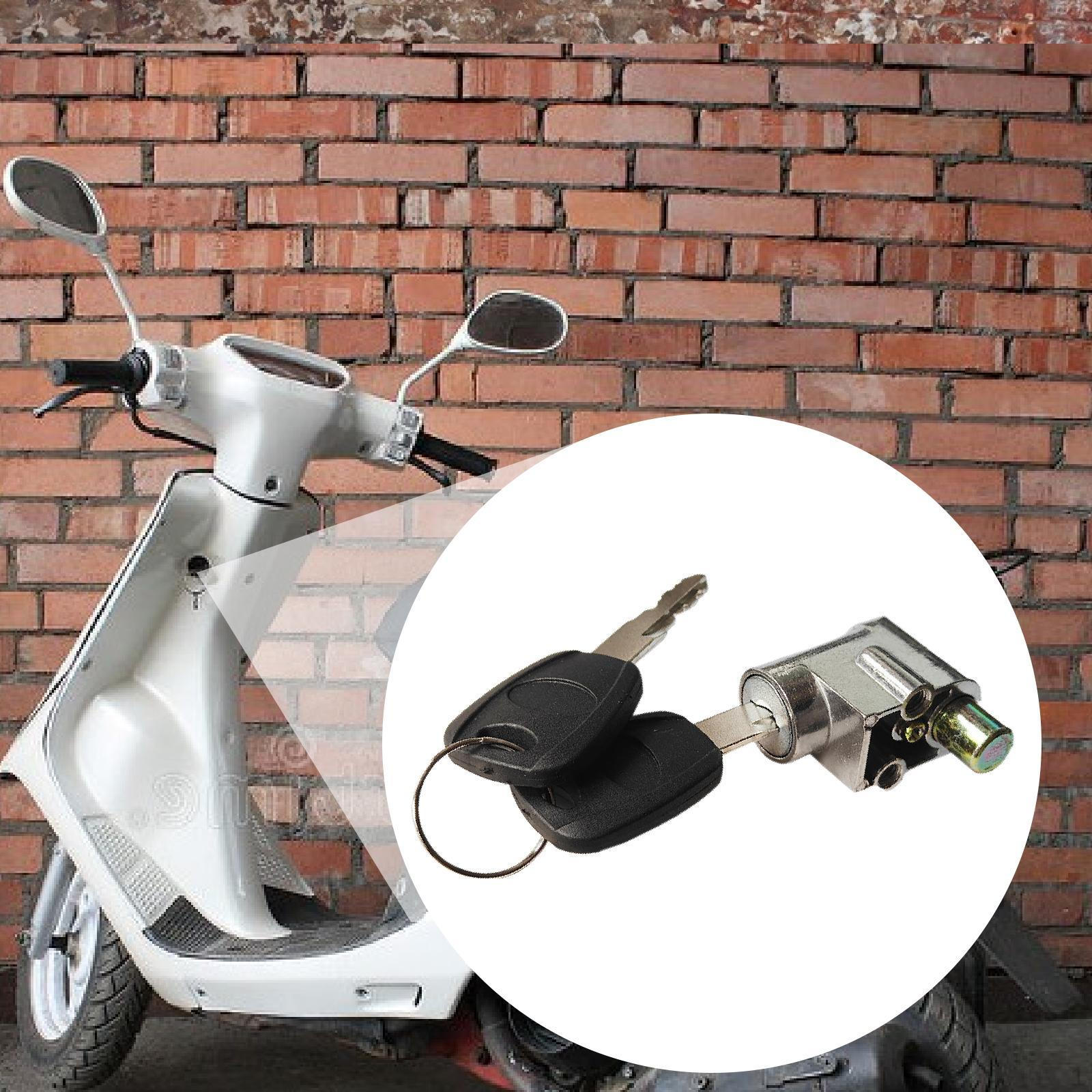 

Цилиндровый замок с батарейкой Универсальный Многофункциональный Стабильный Защита от кражи Велоспорт Портативный с 2 ключами