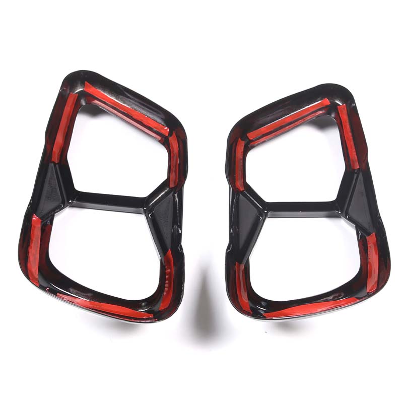 Stainless steel Car Pipe Throat Exhaust Outputs Tail Frame Trim Cover For BMW X5 G05 X6 G06 X7 G07 2019-2026 (M60) Accessories