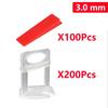 Tile Leveling System Laying Level Wedges Locator Spacers Flooring Wall Level Alignment Spacers Leveler for Tile Adjustment Tool