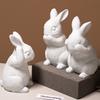 Cute Rabbit Silicone Ornament Mold 3D Easter Rabbit Scented Candle Gypsum Concrete Sitting Standing Looking Up Rabbit Craft Mold