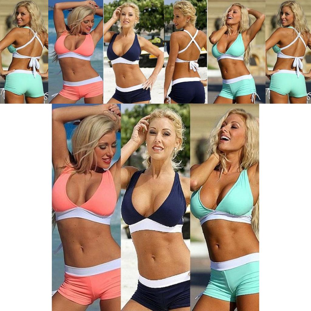 Premium Quality Women Summer Fashion Bikini Swimsuits Sexy Boxer Split Bikinis Beach Bikini For Effortless Style