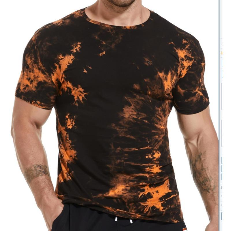 Sommer Rundhals bedrucktes Kurzarm Freizeit-Top Herren Damen T-Shirt