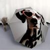 1pc Dalmatian Sunglasses Open/Close Folding Umbrella, All- Portable Umbrella for & Men, Stylish Accessory (Holiday Gift) 8-Rib yy251213198