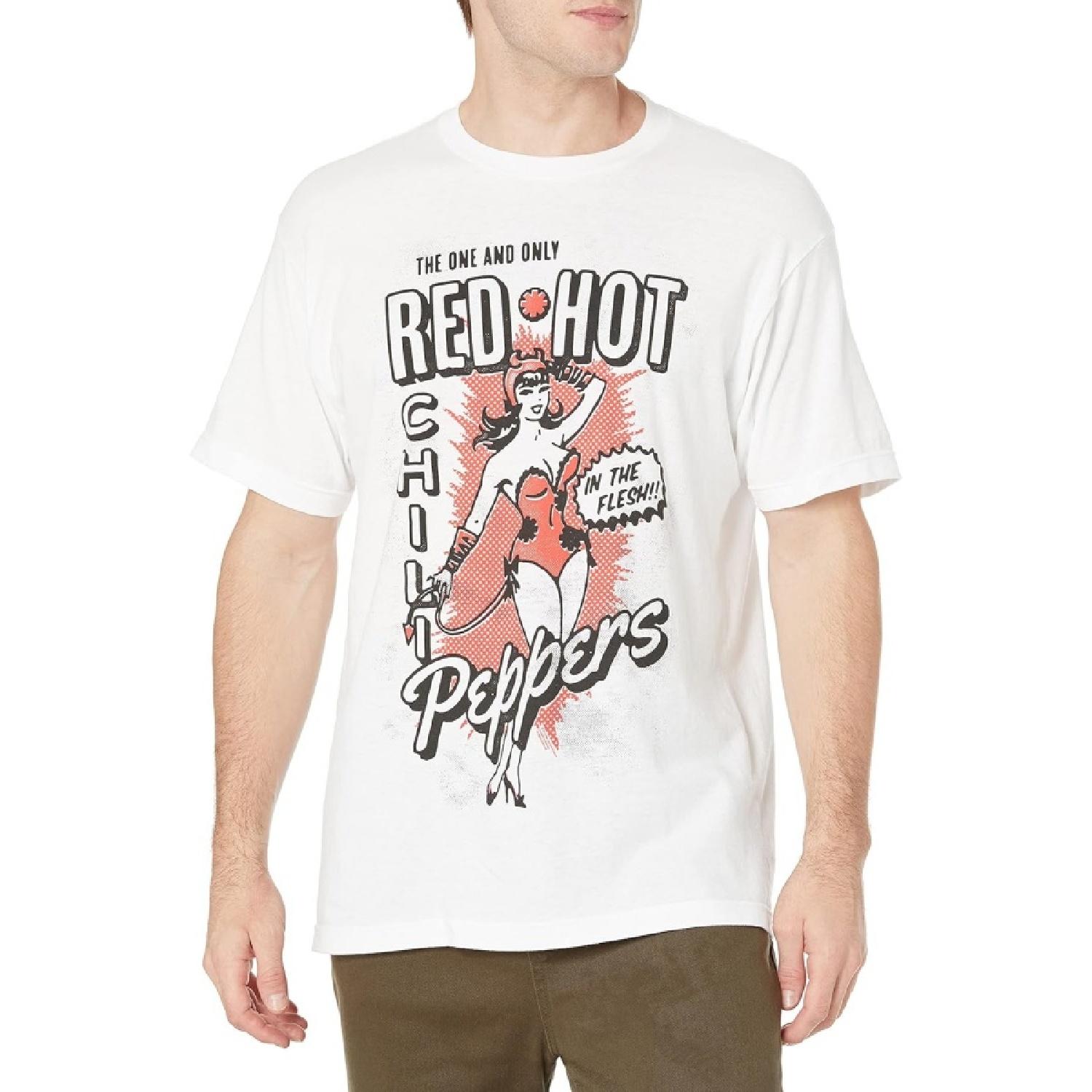 Мужская футболка Red Hot Chili Peppers XXXXXL белый