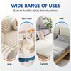 4 In 1 Pet Hair Removal Tool for Couch Carpet, Multifunctional Double Sided Dogs Cats Hair Removal Brush, Reusable Cleaning Brush for Window