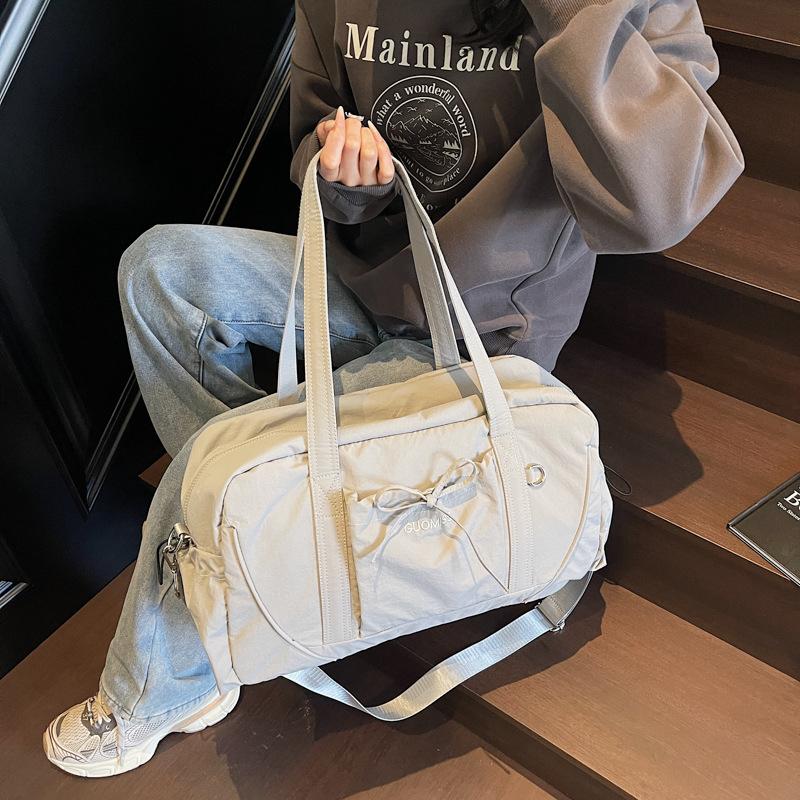New outdoor travel bag, Korean version, simple large-capacity hand luggage bag, sports and fitness storage bag
