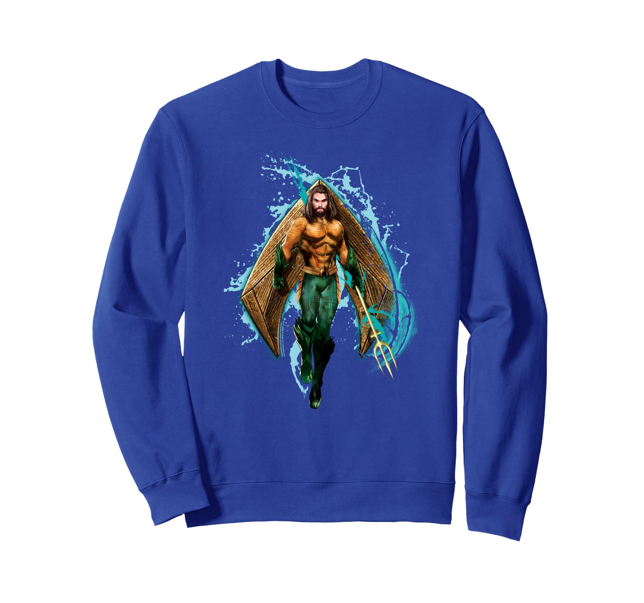 Aquaman Movie Logo Sweatshirt with Aquaman Design