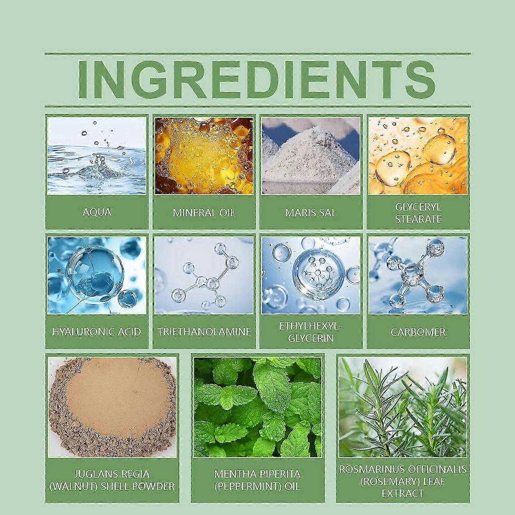 Gentle Rosemary Scalp Scrub Cleansing, Hydrating & Refreshing for Healthy Hair