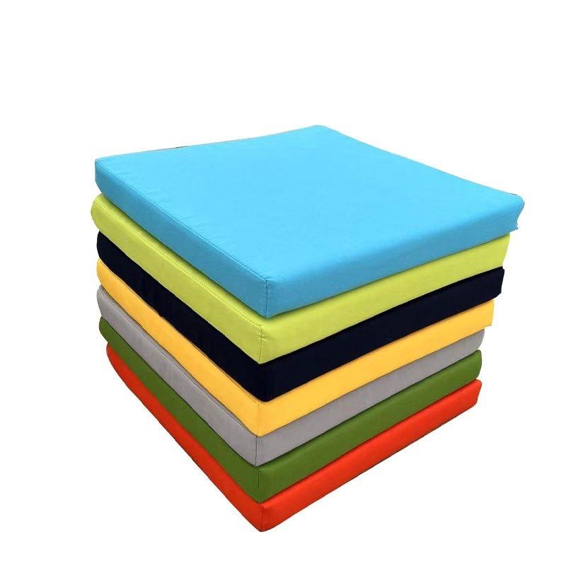 Outdoor Waterproof Seat Cushion Chair Pad Sofa Sponge Cushion Non-Slip Square Thickened