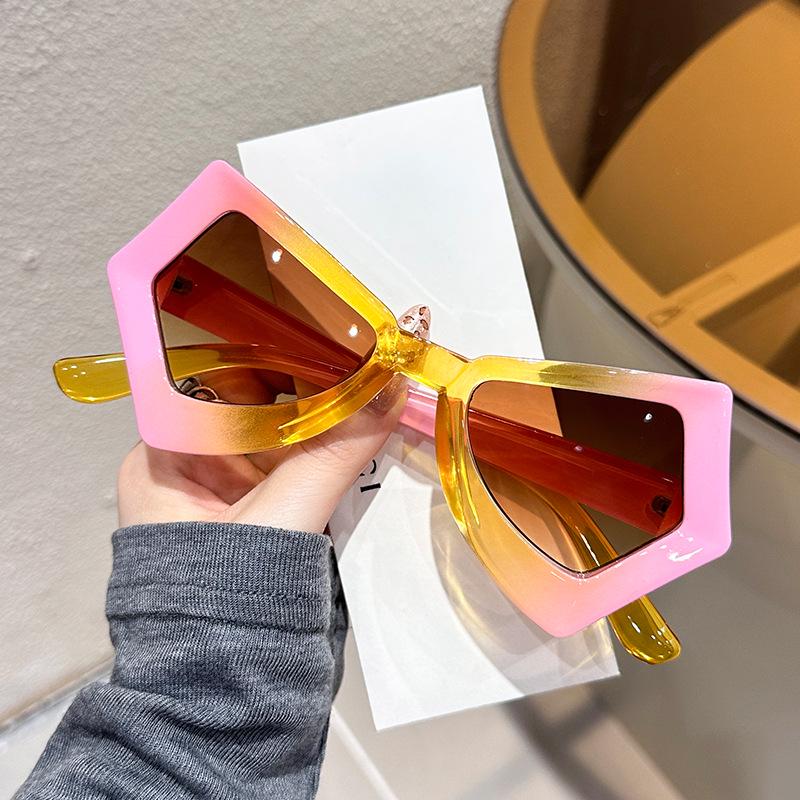 Lunettes de Soleil Dégradé Papillon Protection UV - Style Influenceur Y2K