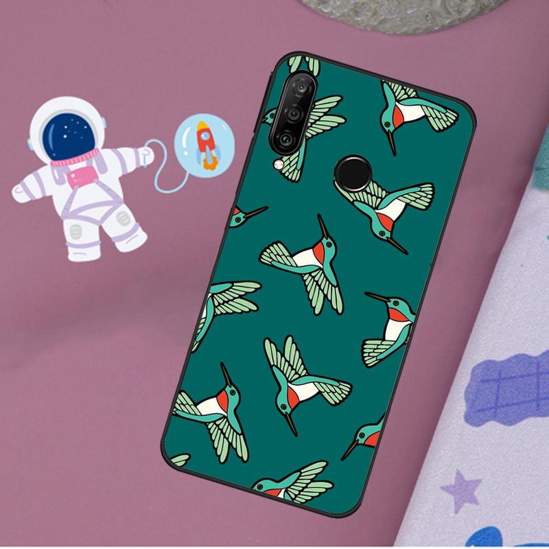 Hummingbird For Huawei Nova 12s 12i 11i 8i Y73 Y72 Y61 Y91 Y90 Y70 Y60 9 10 SE P30 P40 Lite P60 Pro Case