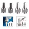Hose Barb Fitting Easy Installation Stainless Steel Coupler for Fuel 1 4