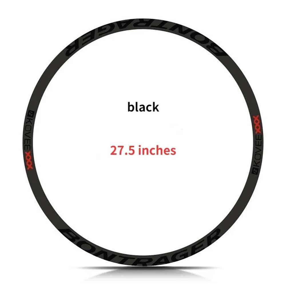 26" 27.5" 29" Samolepka na ráfek kola MTB Silniční kolo Nálepka na kolo Vodotěsná Samolepka na kolo Cyklistické doplňky Dekorace (Jasně stříbrná 27.5)