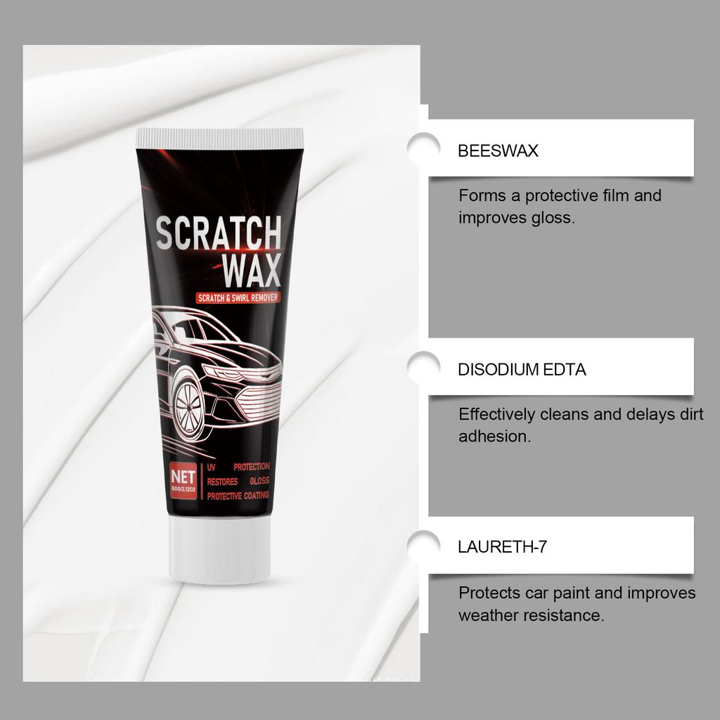 Car Scratch Wax, Car Paint Polishing And Waxing, Paint Surface Scratch And Restoration Wax