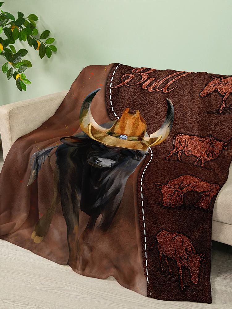 Flannel Blanket Animal Fur Bohemian Blanket Crystal Fleece Blanket Spring And Autumn