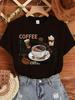 Funny Happy Set Beer and Edamame Graphic T Shirt Japanese Izakaya Themed Casual Short Sleeve Tee for Summer Daily Wear