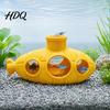 Decorative Fish Cave 3D Printed Hollow Submarine Tank Decorations Aquarium Shrimp Hideout