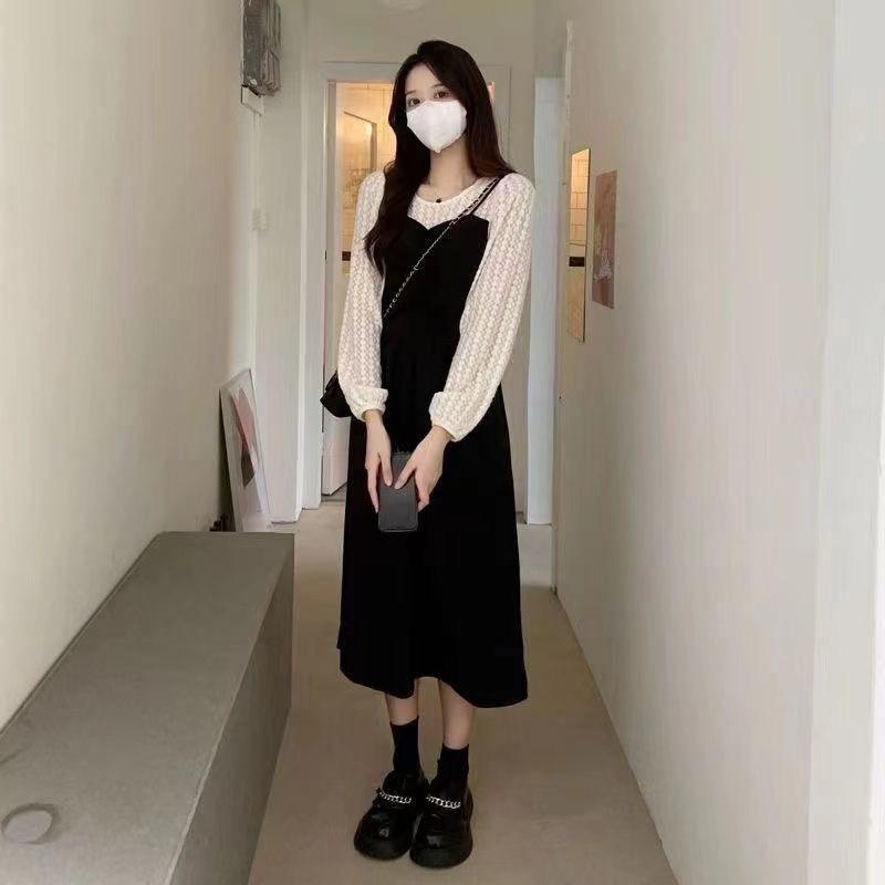 Women's Plus Size Spring/Summer Sweet Slimming Two-Piece Dress