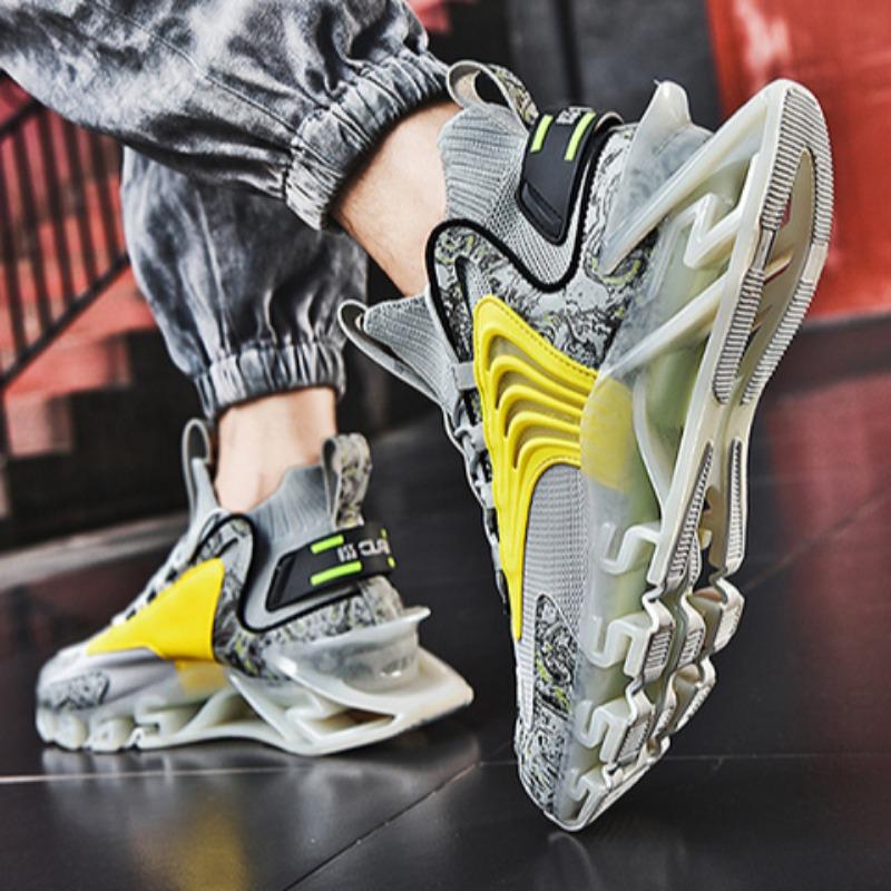 Men's Large Blade Running Shoes, Casual Running, Summer Breathable Sports Shoes