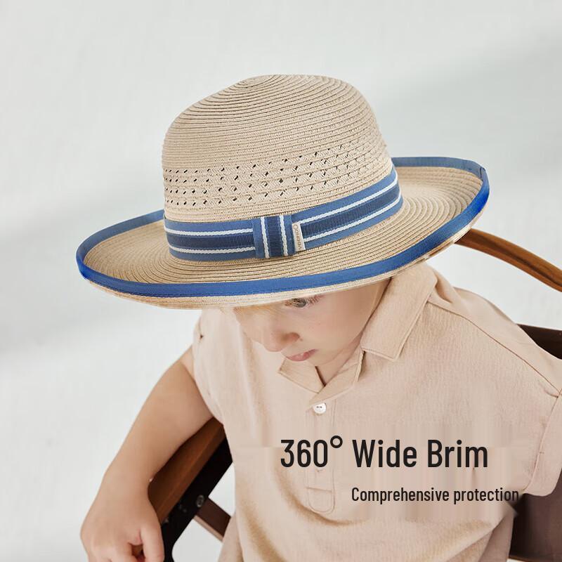 YEEHOO Kids' Summer Breathable Straw Sun Hat