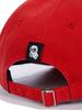 Jeimiweseuteu Tee Logo Symbol Washed Ball Cap (Red)