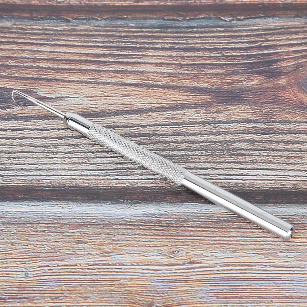 Professional Glasses Wire Pulling Hook Half Frame Glasses Repairing Draw HookStainless Steel Handle