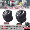 Car Gear Shift Knob Gearbox Handle Gear Lever Knob For Fiat Grande Punto 2006-2012 Fiat Linea 2007-2015 Lever Shifter PU Leather
