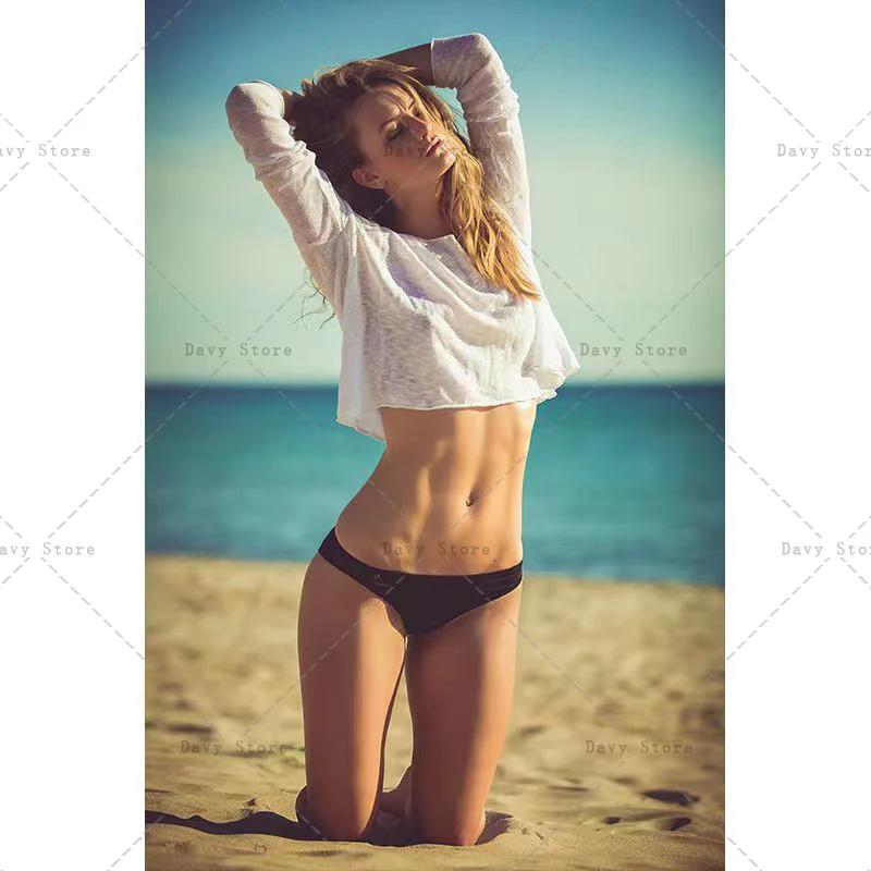 Sexy Fitness Beauty Lose Weight Inspirational Exercise Print Art Canvas Poster for Living Room Decoration Home Wall Picture