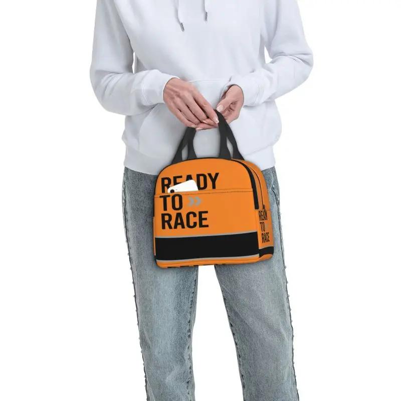 Ready To Race Thermoisolierte Lunchtasche Enduro Cross Motocross Bitumen Bike Life Tragbare Lunch-Tragetasche Reiseaufbewahrung Lebensmittelbox
