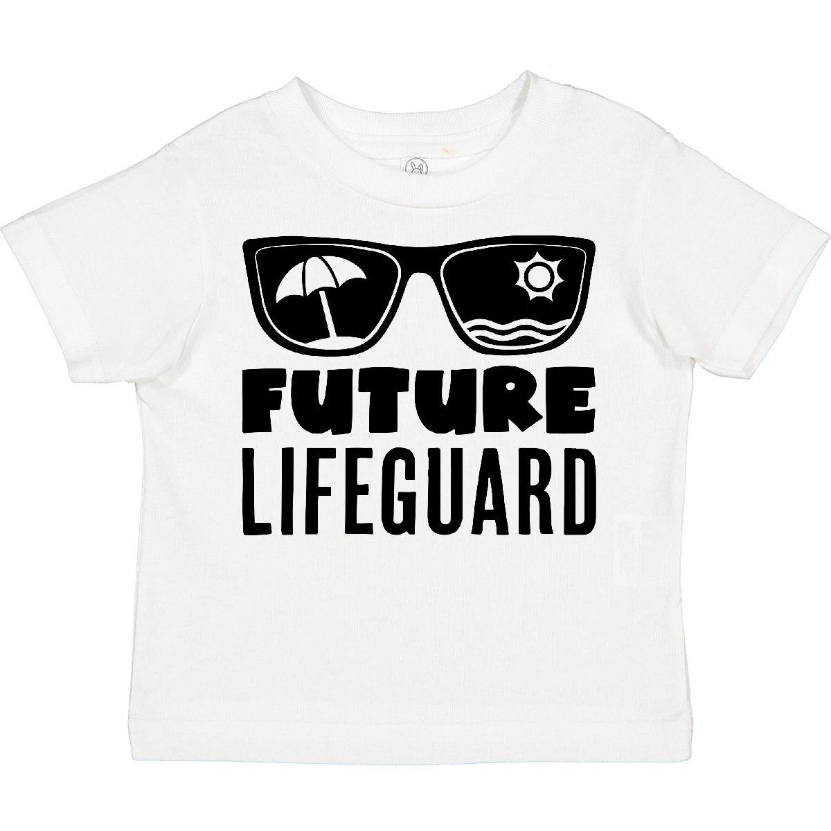 Inktastic Future Lifeguard- Sunglasses Toddler T-Shirt Occupations Lifeguards 100