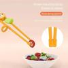Bacchette per Allenamento per Uso Alimentare Bacchette Carine Animaletto per Imparare per Bambini Bacchette Cartone Animato Elementari Stoviglie per Bambini