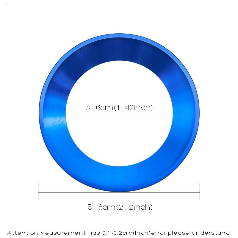 Adesivo per anello distintivo emblema volante auto per VW Golf 6 7 Polo CC Tiguan Passat Decorazione Logo Adesivo Accessori