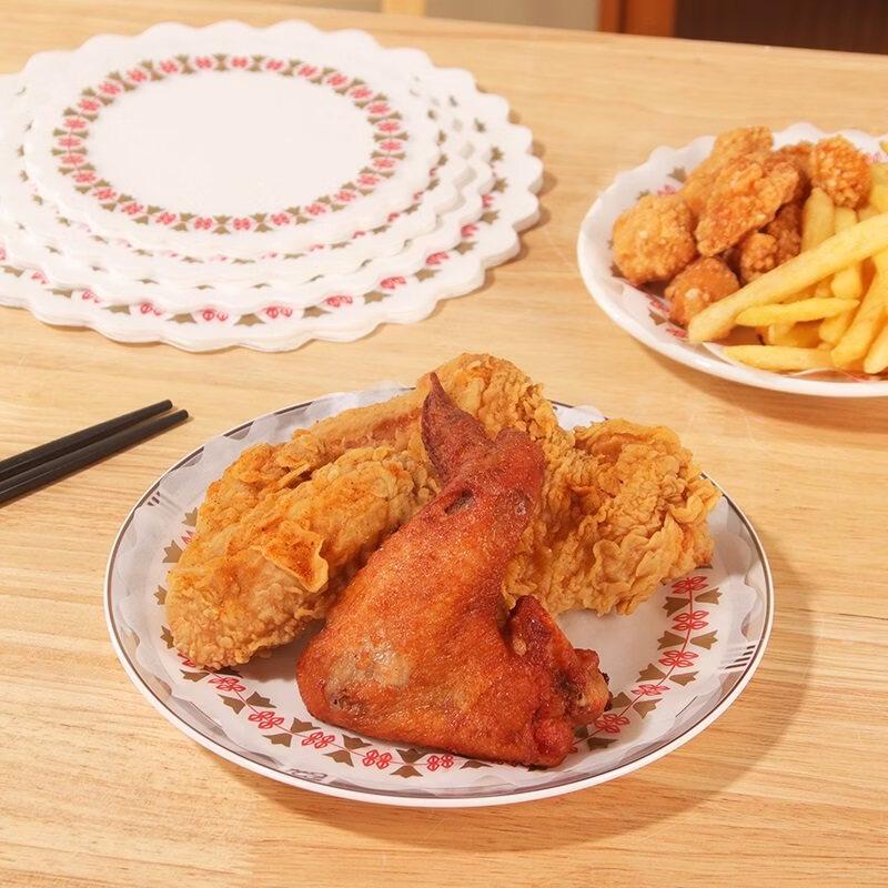 Yuzhuxun Kitchen Silicone Oil-Absorbing Lace Paper Doilies