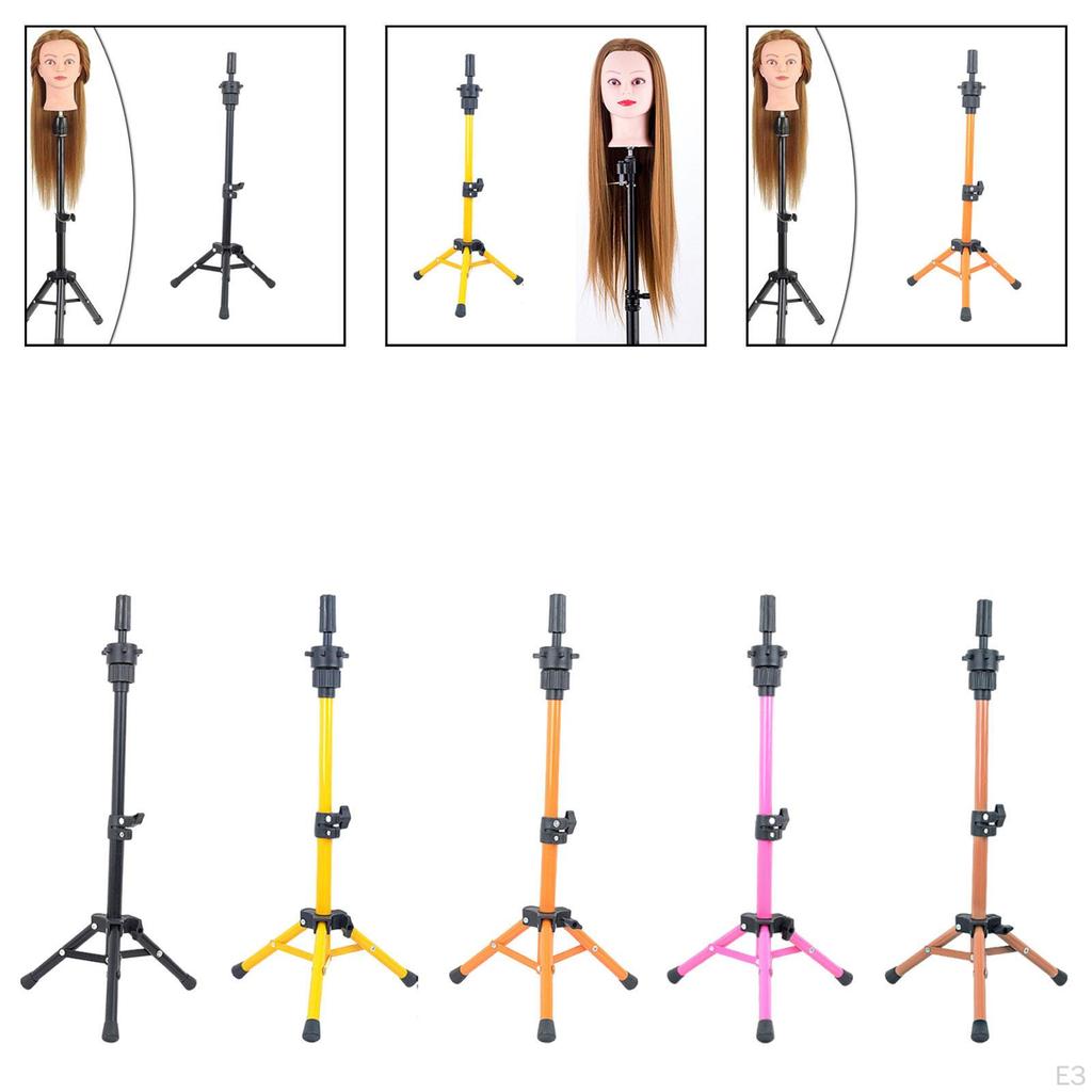 Mannequin Head Stand Adjustable Durability, Sturdy Premium Practical, Professional, Easy to Use Wig