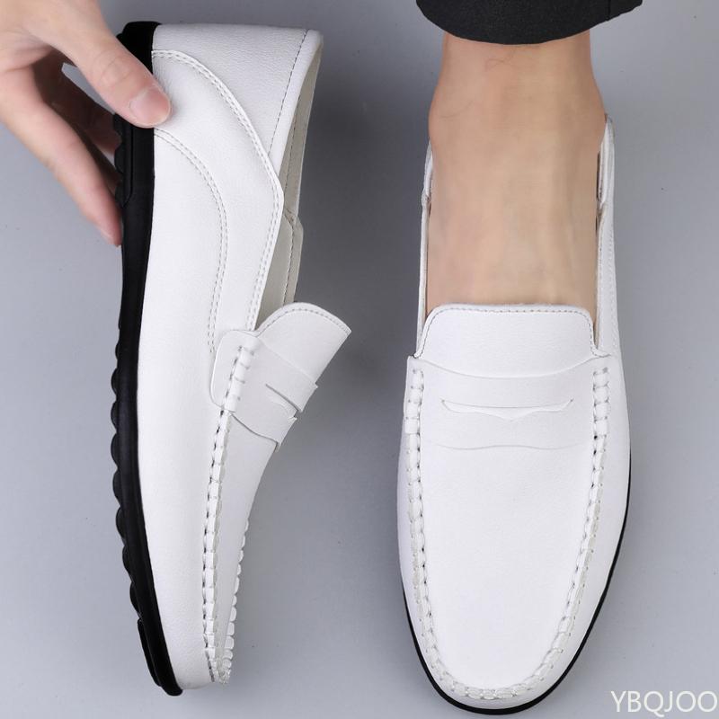 Trendy Men'S Flat Sole Single Shoe New Lazy Commuting Set Foot Low Top Soft Sole Soft Surface Casual Shoes  De Hombre