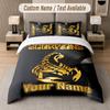 Custom Bedding Set Scorpions Pattern, Print Name Text 1 Duvet Cover plus 2 Pillowcases Home Textile