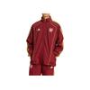 adidas Giacca Arsenal Football Casual Culture Retro Collo Alto Comoda Manica Lunga Giacca Uomo Rosso JN1961