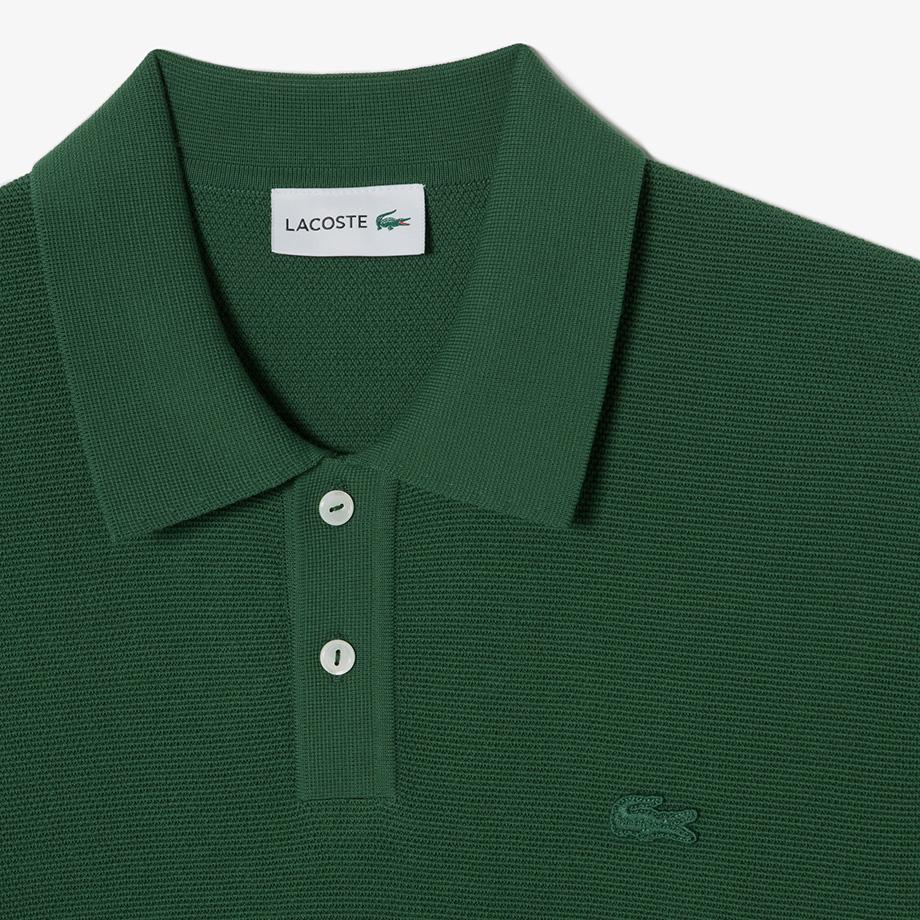 Lacoste Men's Long Sleeve Pique Sweater Polo AH206E-55G132