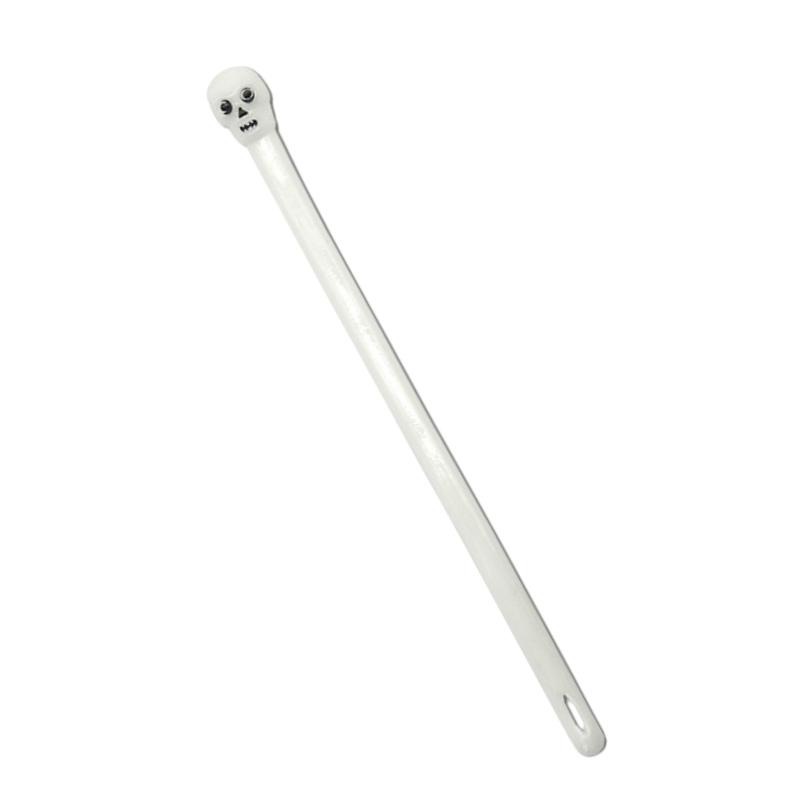 Kua Jing Halloween Wacky Tpr Soft Rubber Stress Relief Noodle Hand Bracelet Elastic Rope Toy Pumpkin Head 10.5g