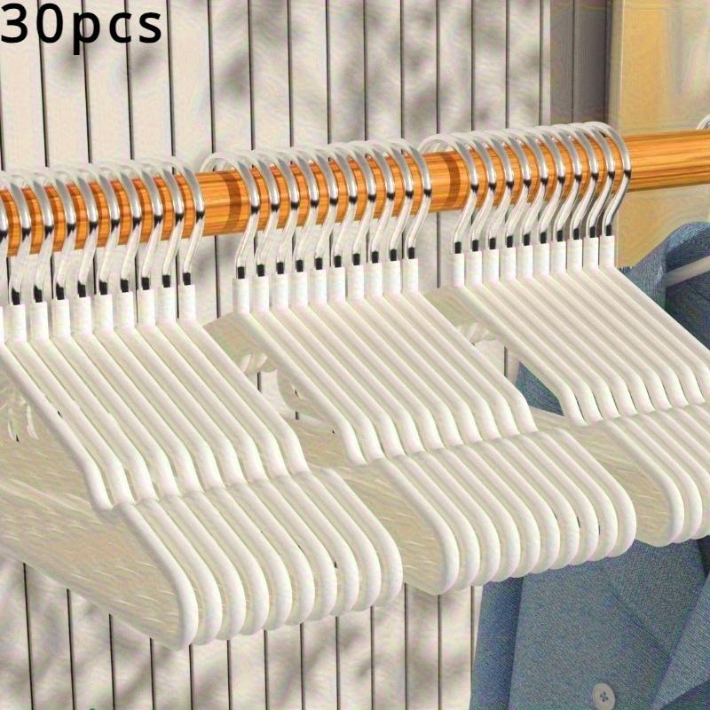 30PCS   Seamless Clothes Hangers, Simple Household Wet And Dry Clothes Hangers, Storage Hangers, Non-slip Clothes Hangers