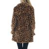 Women's Winter Thickened Double-sided Velvet Stand Collar Loose Leopard Print Plush Zipper Jacket