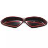 For Infiniti G25 G37 2009-2013 Car Sticker Rearview Side Mirror Cover Wing Cap Exterior Door Rear View Case Trim Carbon Fiber