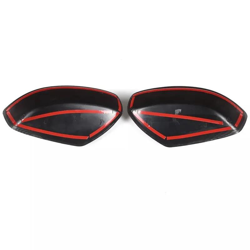 For Infiniti G25 G37 2009-2013 Car Sticker Rearview Side Mirror Cover Wing Cap Exterior Door Rear View Case Trim Carbon Fiber