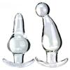Transparent Anchor Glass Anal Plug For Women Butt Plugs Penis Anus Dildo Adult Masturbation Adult Gay Sex Toy Lover Gift