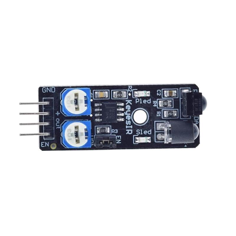 Ir Obstacle Avoidance Sensor Module Adjustable Infrared Proximity Switch For Smart Car And Robot Diy