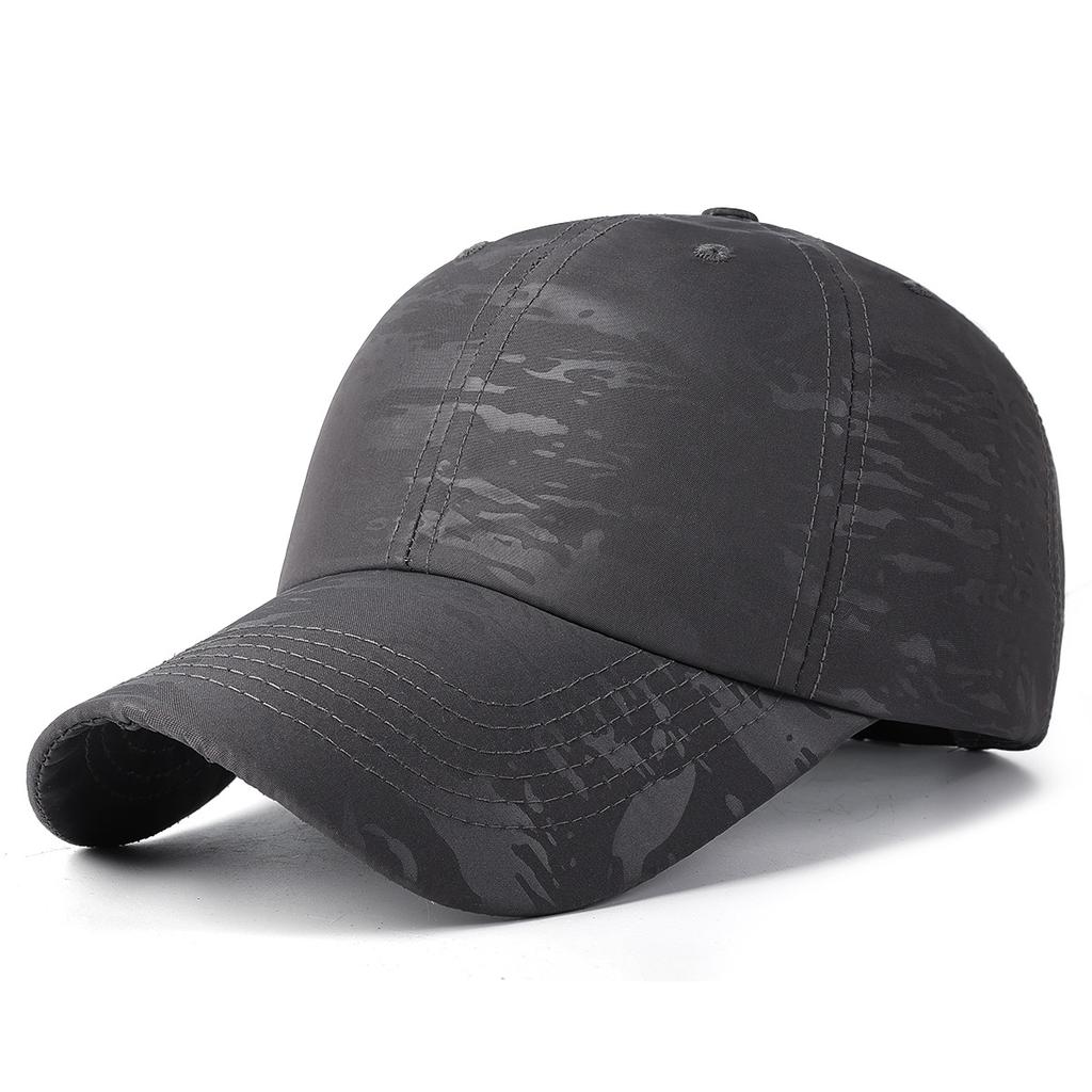 Summer New Style Dark Pattern Solid Quick-Dry Baseball Cap, Outdoor Quick-Dry Breathable Sun Hat, Sports Dad Hat